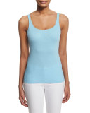 Long Organic Cotton Baby Rib Slim Tank