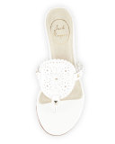 Devyn Demi-Wedge Sandal, White