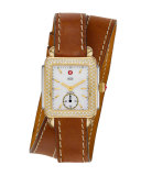 16mm Double-Wrap Leather Strap, Tan