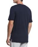 Reverse-Hem Crewneck T-Shirt