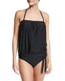 Cabana Solids Callia Bandini Swim Top, Black