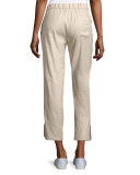 Thorina Tierra Wash Cropped Pants, Beige