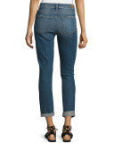 Carter Slim-Leg Harvey Destructed Jeans, Blue