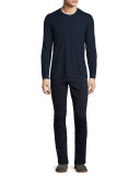 Featherweight Crewneck Sweater, Coastal