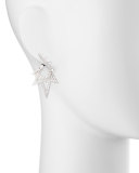 Lady Stardust 18K White Gold & Diamond Earrings