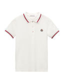 Tipped Jersey Polo Shirt, Size 4-6