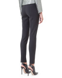 Melissa Slim-Fit Techno Pants, Black