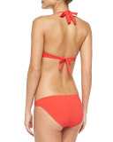 Logo Halter-Neck Swim Top