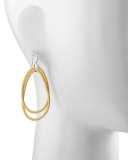 Diamond Cairo 18k Serpentine-Drop Earrings