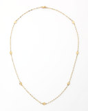 Disc-Station Layering Necklace, 19.5"L