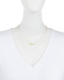 14k Gold Diamond "Love" Necklace