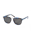 Franklin Acetate Sunglasses, Blue Steel