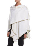 Regina Cashmere Wrap/Cape, White