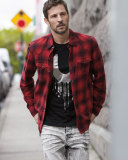 Western Plaid Long-Sleeve Shirt