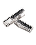 Monterey Alligator Money Clip, Black
