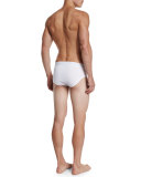 Mesh Stretch Briefs, White