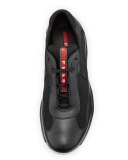 America's Cup Sneaker, Black/White (Nero+Bianco)