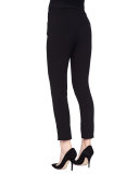 Catherine Cropped Pants, Black