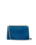 Dionysus Small Suede Shoulder Bag, Bright Blue