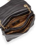 Sugar Mini Lambskin Shoulder Bag, Black