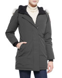Victoria Fur-Hood Parka Jacket