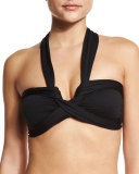 Twist Bandeau Swim Top, D-DD Cup 