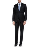 Solid Two-Piece Suit, Black