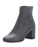 Blakely Leather Ankle Boot, Pewter