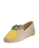 Castaway Canvas Flat Espadrille, Neutral