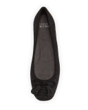 Tulipbow Goosebump Napa Ballerina Flat, Black