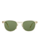 Fairmont Men's Acetate Sunglasses, Yellow
