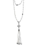 Luna Pearl-Tassel Necklace