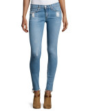 Low-Rise Distressed Skinny Jeans, Everton