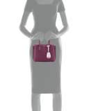 Milla Mini Leather Tote Bag