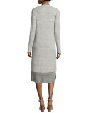 Fisher Project Ribbed Long Cardigan 
