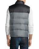 Nupste Colorblock Quilted Down Vest