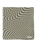 Stretch-Dot Print Pocket Square, Navy