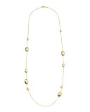 18k Gold Glamazon Multi Lollipop Station Necklace