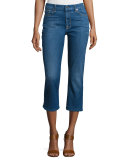 Brighton Blue Wash Cropped Jeans 