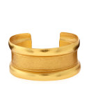 24K Gold-Plated Bronze Passage Cuff