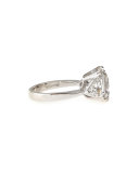 Asscher-Cut Cubic Zirconia Ring