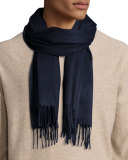 Men's Grande Unita Cashmere Scarf, Blue