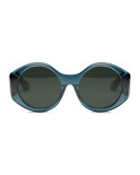 Jane Round Monochromatic Sunglasses
