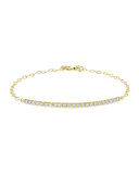 Moderne 18k Diamond Bar Bracelet