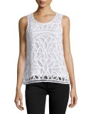 Bindi Crocheted Sleeveless Top