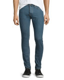 Hopper Skinny-Leg Denim Jeans, Denim Blue