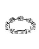 Black Sapphire Rode Link Bracelet
