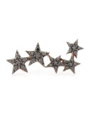 Wonder Woman 5-Star Black Diamond Ear Crawler