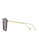 Leonard II Mask Sunglasses, Green
