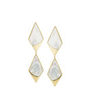 Duo Satin Kite Drop Earrings